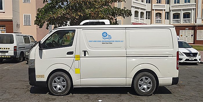 Chiller rental van for delivery
