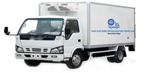Refrigerated chiller truck Refrigerated chiller truck for deliver, refrigerated transport agency in Dubai